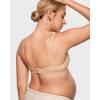 imageINLYRIC Womens Inbarely Soft Nursing Bras Unlined Bralettes Maternity Bra for Breastfeeding Unpadded Comfy Sleep SeamlessWarm Beige