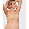 imageINLYRIC Womens Inbarely Soft Nursing Bras Unlined Bralettes Maternity Bra for Breastfeeding Unpadded Comfy Sleep SeamlessWarm Beige