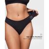 imageINLYRIC Womens Inbarely Soft Underwear  Cheeky Bikini High Cut Tagless Sexy Stretch Breathable Womens Panties 3 PackBasic 05 3pack