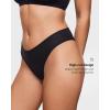 imageINLYRIC Womens Inbarely Soft Underwear  Cheeky Bikini High Cut Tagless Sexy Stretch Breathable Womens Panties 3 PackBlack 3pack