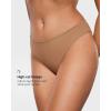 imageINLYRIC Womens Inbarely Soft Underwear  Cheeky Bikini High Cut Tagless Sexy Stretch Breathable Womens Panties 3 PackGravel 3pack