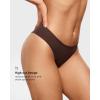 imageINLYRIC Womens Inbarely Soft Underwear  Cheeky Bikini High Cut Tagless Sexy Stretch Breathable Womens Panties 3 PackHazelnut 3pack