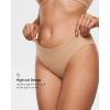 imageINLYRIC Womens Inbarely Soft Underwear  Cheeky Bikini High Cut Tagless Sexy Stretch Breathable Womens Panties 3 PackWarm Beige 3pack