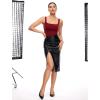 imageINLYRIC Womens Inbarely Square Neck Thong Bodysuit Sleeveless Tank Tops Slimming Backless Camisole for Going OutAndorra