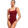 imageINLYRIC Womens Inbarely Square Neck Thong Bodysuit Sleeveless Tank Tops Slimming Backless Camisole for Going OutAndorra