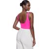 imageINLYRIC Womens Inbarely Square Neck Thong Bodysuit Sleeveless Tank Tops Slimming Backless Camisole for Going OutBright Pink