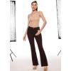 imageINLYRIC Womens Inbarely Square Neck Thong Bodysuit Sleeveless Tank Tops Slimming Backless Camisole for Going OutWarm Beige