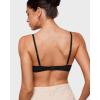 imageINLYRIC Womens Sheer Demi Balconette Bra  Sexy Mesh Unlined Underwire See Through Demi BrasBlack