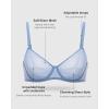 imageINLYRIC Womens Sheer Demi Balconette Bra  Sexy Mesh Unlined Underwire See Through Demi BrasMoonlight Blue