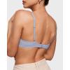 imageINLYRIC Womens Sheer Demi Balconette Bra  Sexy Mesh Unlined Underwire See Through Demi BrasMoonlight Blue