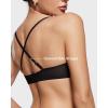 imageINLYRIC Womens Sheer Strapless Bras Mesh Sexy Unlined Plus Size See Through Bra Underwire Demi Mesh Non PaddedBlack  Size Up in Both the Band and Cup
