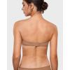 imageINLYRIC Womens Sheer Strapless Bras Mesh Sexy Unlined Plus Size See Through Bra Underwire Demi Mesh Non PaddedGravel Beige  Size Up in Both the Band and Cup