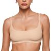 imageINLYRIC Womens Inbarely Plus Bralettes  No Underwire Unlined Support Soft Scoop Neck Cami Seamless BraletteBeige