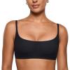 imageINLYRIC Womens Inbarely Plus Bralettes  No Underwire Unlined Support Soft Scoop Neck Cami Seamless BraletteBlack
