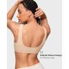 imageINLYRIC Womens Natrelax Bralette with Support Double Lined Seamless Sexy Sports Bras for Low Impact YogaBeige