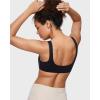 imageINLYRIC Womens Natrelax Bralette with Support Double Lined Seamless Sexy Sports Bras for Low Impact YogaBlack