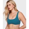 imageINLYRIC Womens Natrelax Bralette with Support Double Lined Seamless Sexy Sports Bras for Low Impact YogaBorealis Green