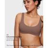 imageINLYRIC Womens Natrelax Bralette with Support Double Lined Seamless Sexy Sports Bras for Low Impact YogaBrown Purple