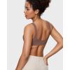 imageINLYRIC Womens Natrelax Bralette with Support Double Lined Seamless Sexy Sports Bras for Low Impact YogaBrown Purple