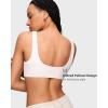 imageINLYRIC Womens Natrelax Bralette with Support Double Lined Seamless Sexy Sports Bras for Low Impact YogaCoconut White