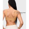 imageINLYRIC Womens Natrelax Bralette with Support Double Lined Seamless Sexy Sports Bras for Low Impact YogaDoe Brown