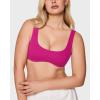 imageINLYRIC Womens Natrelax Bralette with Support Double Lined Seamless Sexy Sports Bras for Low Impact YogaGranita Pink
