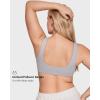 imageINLYRIC Womens Natrelax Bralette with Support Double Lined Seamless Sexy Sports Bras for Low Impact YogaGull Gray