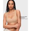 imageINLYRIC Womens Natrelax Bralette with Support Double Lined Seamless Sexy Sports Bras for Low Impact YogaNatural