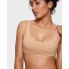 imageINLYRIC Womens Natrelax Bralette with Support Double Lined Seamless Sexy Sports Bras for Low Impact YogaWarm Beige