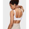 imageINLYRIC Womens Natrelax Bralette with Support Double Lined Seamless Sexy Sports Bras for Low Impact YogaWhite
