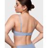 imageINLYRIC Womens Cosnufy Sheer Triangle Bralettes  Unlined Mesh Sexy Comfortable No Padding Bras No UnderwireMoonlight Blue
