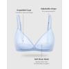 imageINLYRIC Womens Cosnufy Sheer Triangle Bralettes  Unlined Mesh Sexy Comfortable No Padding Bras No UnderwireMoonlight Blue