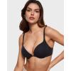 imageINLYRIC Womens Push Up Bra Front Closure Bras Supportive Tshirt Demi Plunge Underwire Bra Inbarely Plus CollectionBlack