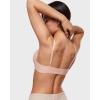 imageINLYRIC Womens Push Up Bra Front Closure Bras Supportive Tshirt Demi Plunge Underwire Bra Inbarely Plus CollectionBlush Pink