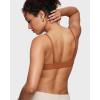 imageINLYRIC Womens Push Up Bra Front Closure Bras Supportive Tshirt Demi Plunge Underwire Bra Inbarely Plus CollectionBronze Beige