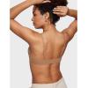imageINLYRIC Womens Push Up Bra Front Closure Bras Supportive Tshirt Demi Plunge Underwire Bra Inbarely Plus CollectionGravel Beige