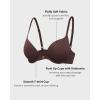 imageINLYRIC Womens Push Up Bra Front Closure Bras Supportive Tshirt Demi Plunge Underwire Bra Inbarely Plus CollectionHazelnut