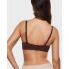 imageINLYRIC Womens Push Up Bra Front Closure Bras Supportive Tshirt Demi Plunge Underwire Bra Inbarely Plus CollectionHazelnut