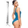 imageINLYRIC Womens Natrelax Sexy V Neck Bodysuit Double Lined Slimming Sleeveless Tank Tops Bodysuits for Going OutSupersonic Blue