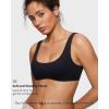 imageINLYRIC Womens Natrelax Bralette Underwire Support Double Lined Non Padded Sexy BrasBlack