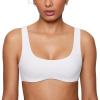 imageINLYRIC Womens Natrelax Bralette Underwire Support Double Lined Non Padded Sexy BrasWhite