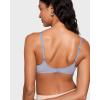 imageINLYRIC Womens Cosnufy Sheer Balconette Bra Demi Unlined Plunge Mesh See Through Sexy Bras UnderwireMoonlight Blue