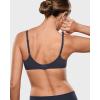 imageINLYRIC Womens Cosnufy Sheer Balconette Bra Demi Unlined Plunge Mesh See Through Sexy Bras UnderwireTwilight Blue