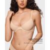 imageINLYRIC Womens Inbarely Plus Balconette Bra  Lightly Padded Underwire Sexy Tshirt Demi Bras SupportiveBeige  Size Up One Cup