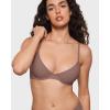 imageINLYRIC Womens Inbarely Plus Balconette Bra  Lightly Padded Underwire Sexy Tshirt Demi Bras SupportiveBrown Purple  Size Up One Cup