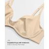 imageINLYRIC Womens Inbarely Plus Plunge Bra  Unlined Underwire Sexy Demi Balconette BrasLight Oatmeal