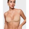 imageINLYRIC Womens Inbarely Plus Plunge Bra  Unlined Underwire Sexy Demi Balconette BrasWarm Beige