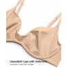 imageINLYRIC Womens Inbarely Plus Plunge Bra  Unlined Underwire Sexy Demi Balconette BrasWarm Beige