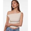 imageINLYRIC Womens Inbarely Soft Off The Shoulder Tops Versatile Going Out Trendy Shirts Y2K Spring Summer OutfitsVanilla White