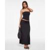 imageINLYRIC Natrelax Womens Tube Tops Strapless Tank Tops Sexy Summer Going Out Crop Tops Trendy Bandeau TopsBlack  Go Up One Size